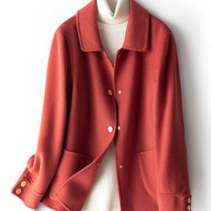 Short Hepburn doll collar wool